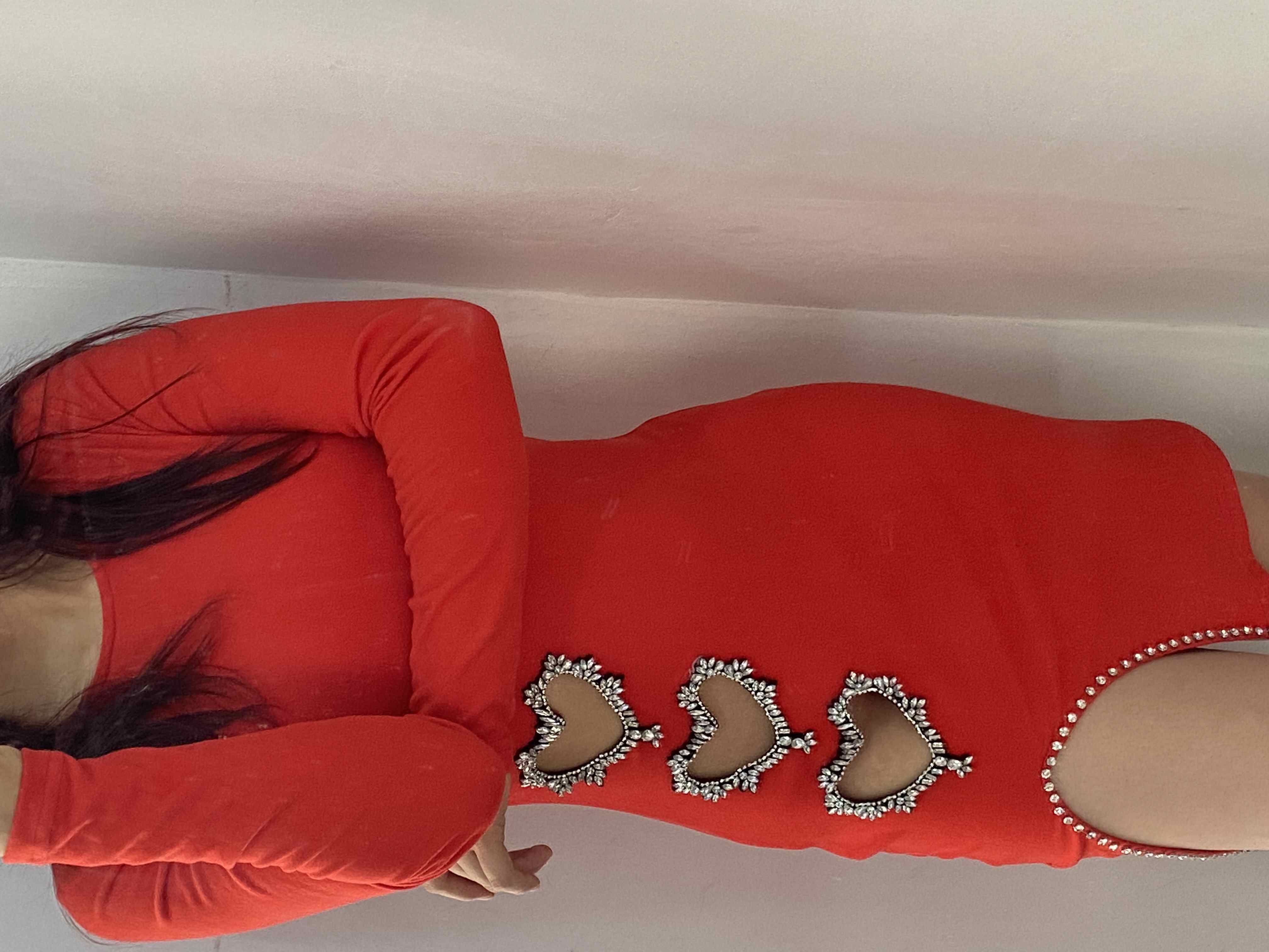 tiered open back midi dress