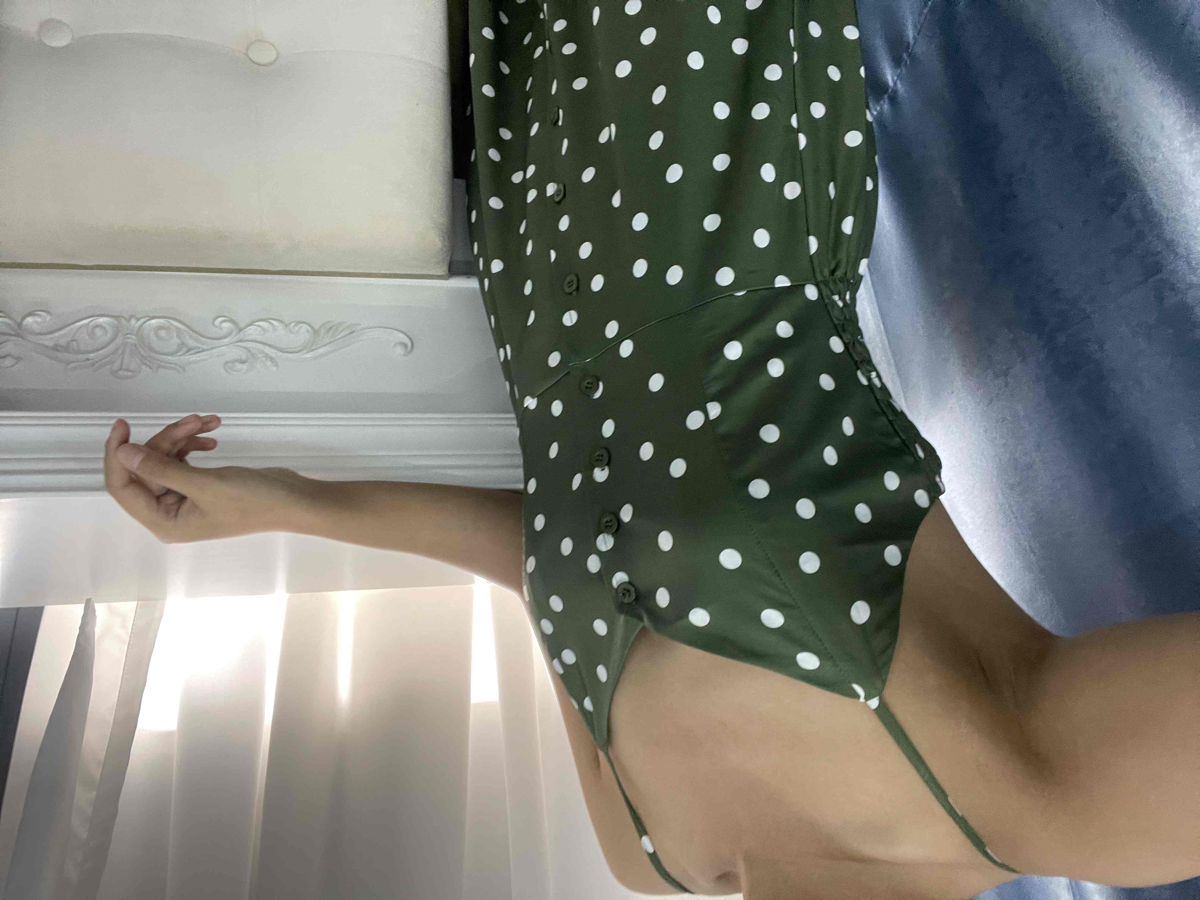 Polka Dot Backless Cami Bodycon Maxi Dress