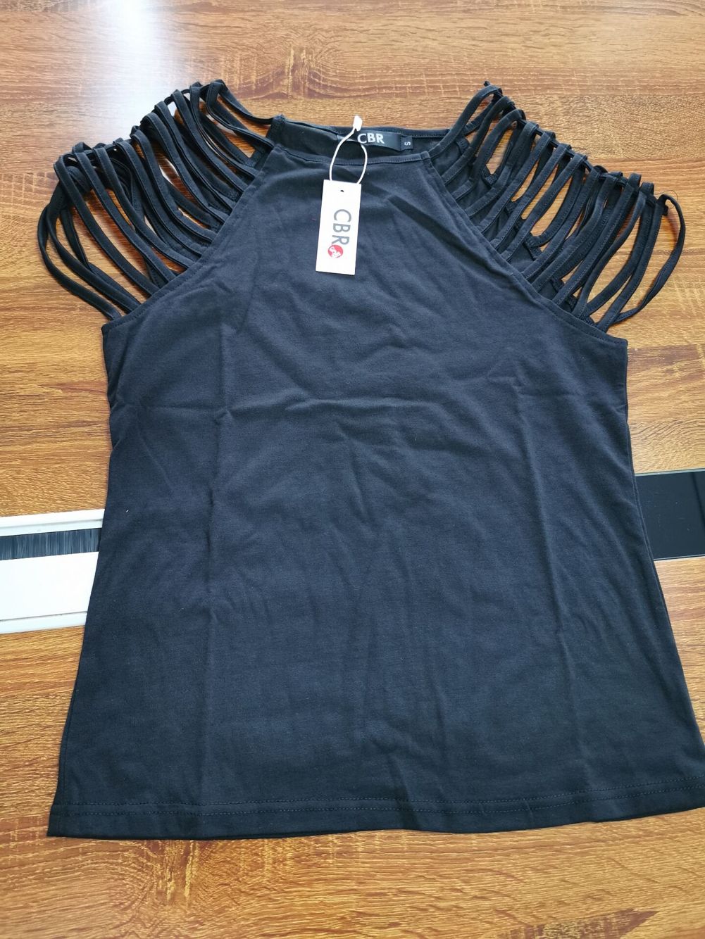 Eyelet Embroidery Hollow  Out Casual T-shirt main image 1
