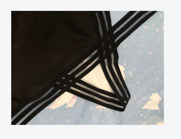 Striped Push Up Bandage Swimsuit One Piece