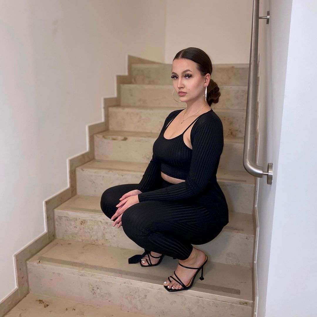 3PCS Ribbed Cami Top & Pants Set With Longline Coat