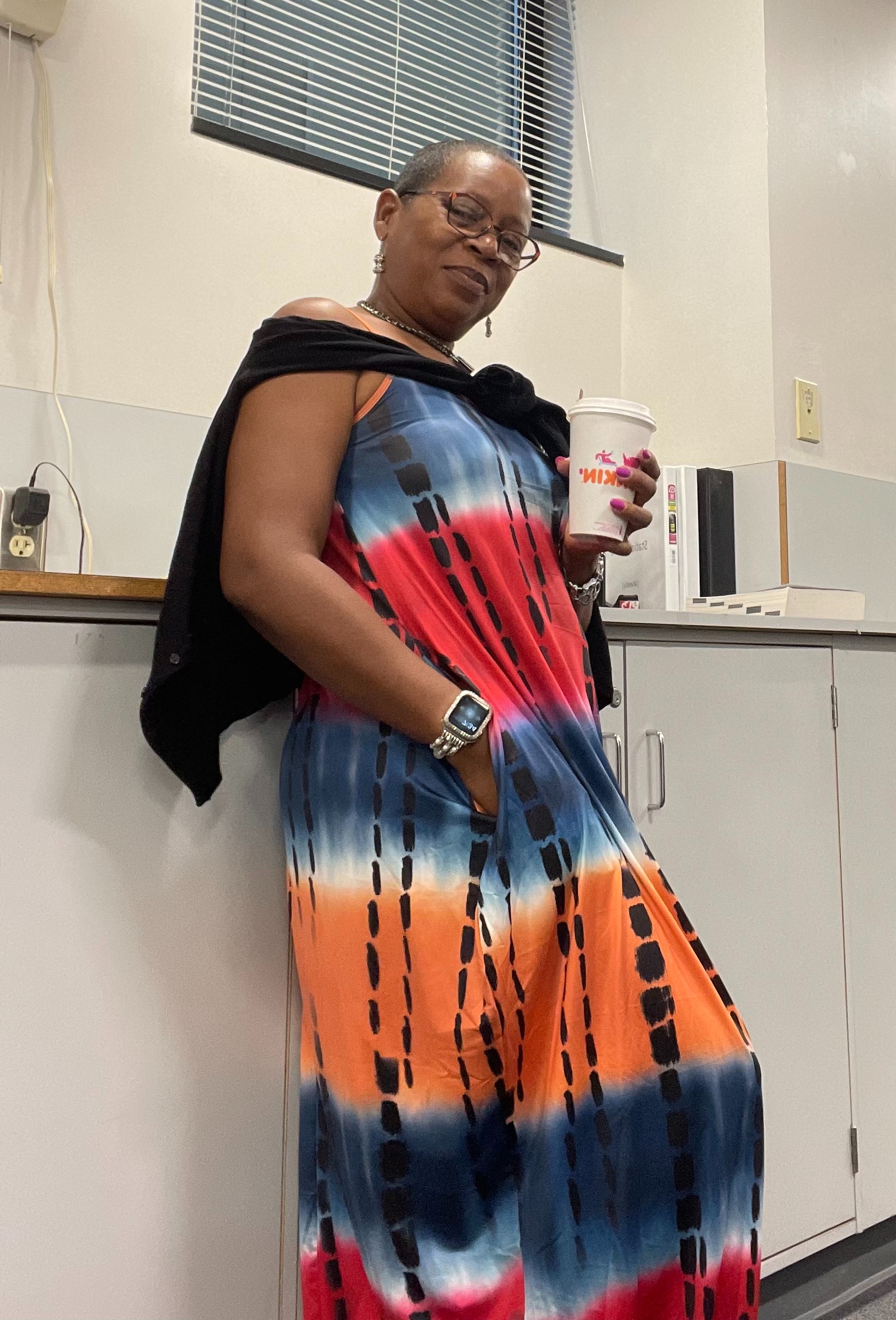 Seashell Print Spaghetti Strap Maxi Dress