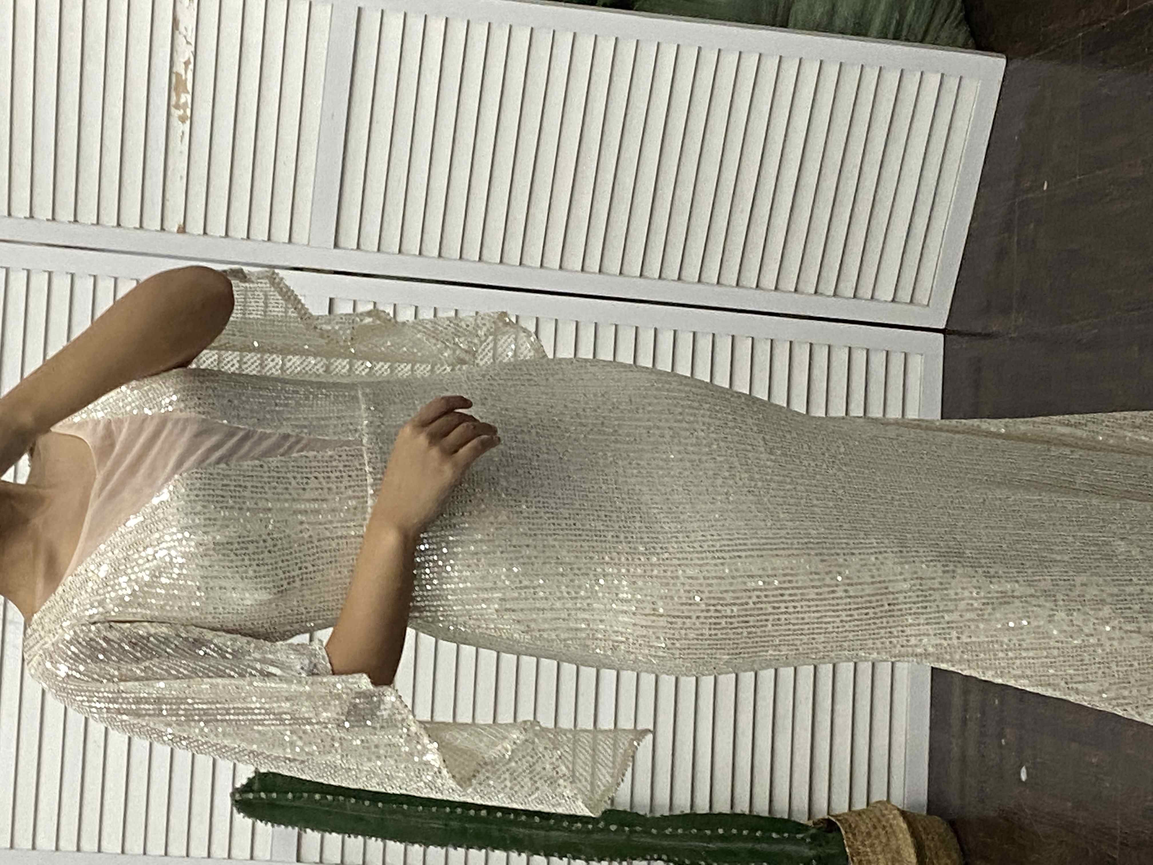 Sheer Bet Mesh Paneled Dress main image 1