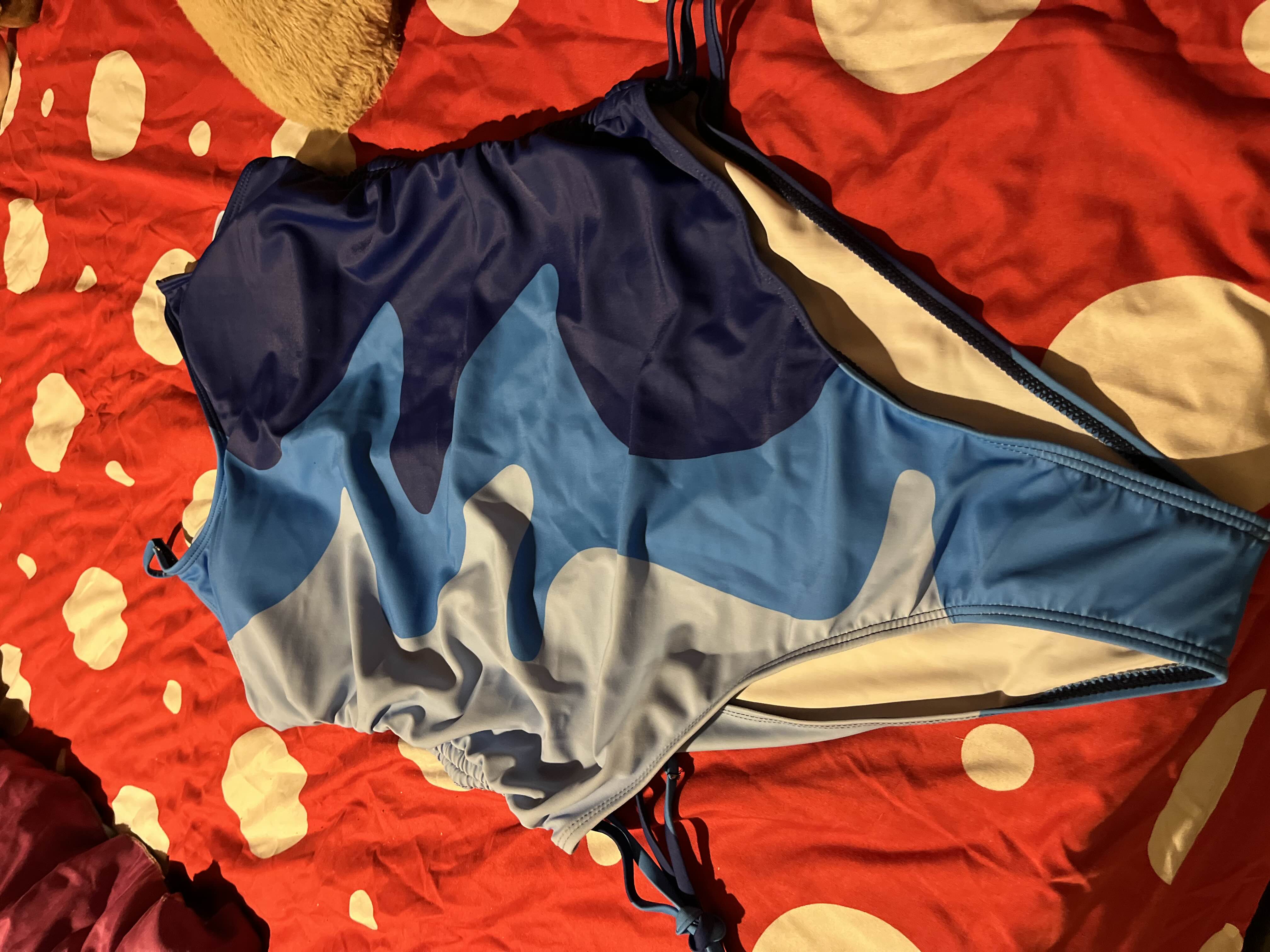 Color block 1pc swimwear