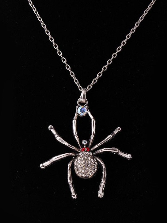 New Fashion Spider Pattern  Chain Pendant Necklace Jewelry Accessories