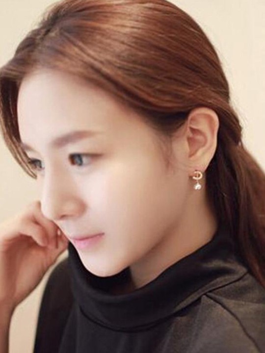 New Simple "C" Shape  Ear Drops  Earrings Silver and Gold Colors