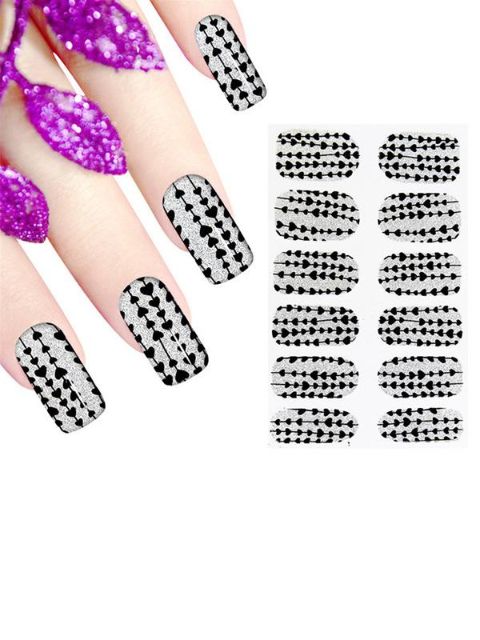 Offre spéciale femmes élégant nouveau bricolage brillant autocollant Nail Art décalcomanies ongles enveloppes ongles outils manucure