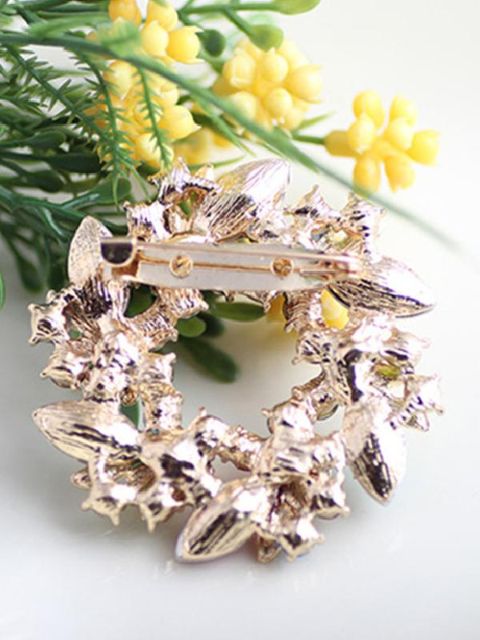 Unisex ny mode färgglada kristall dekoration brosch