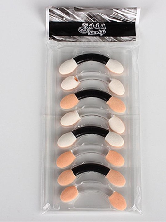 Hochwertige tragbare 8 Stück Doppelkopf Lidschatten Pinsel Beauty Tools