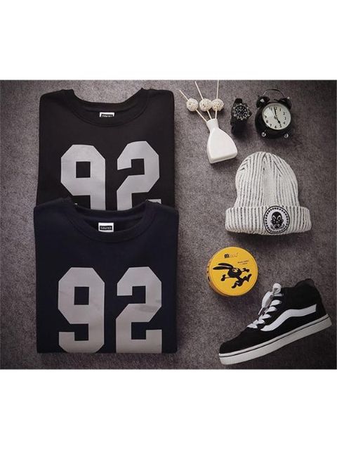 Par Fall Mode Crewneck Tröjor Harajuku 92 Hippie Velvet Pullovers Outwear