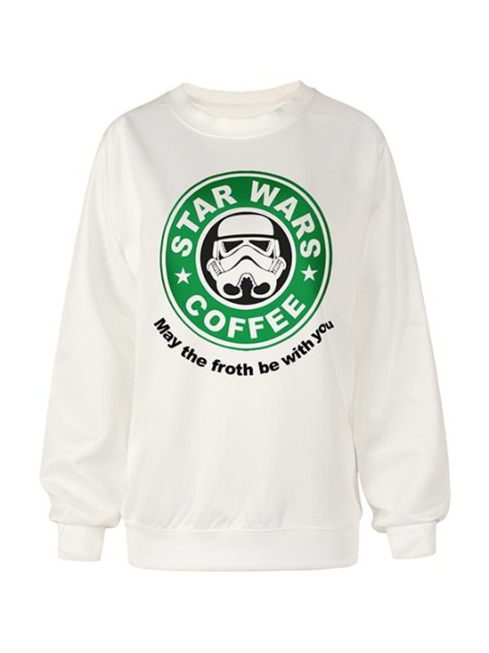 Casual Cute Digital Print Beading Hoodies Sweatshirt Pullover for Women Sportswear