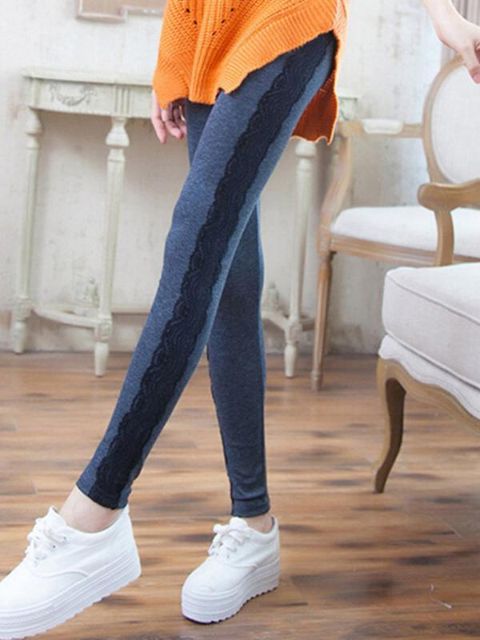 Mid Fitness Slim Classic Side Stretch Trim Thin Models Leggings pour femmes Pantalons de modelage du corps