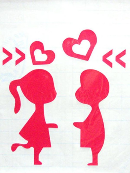 Big Promotion Wholesale Removable Wall Stickers Creative Love Trilogy PVC Switch Stickers for Home Decoration