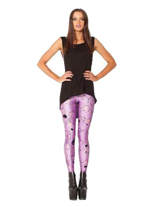 Trendy 3D Digital Print Tempo de aventura LUMPY SPACE PRINCESS LEGGINGS Calças Justas