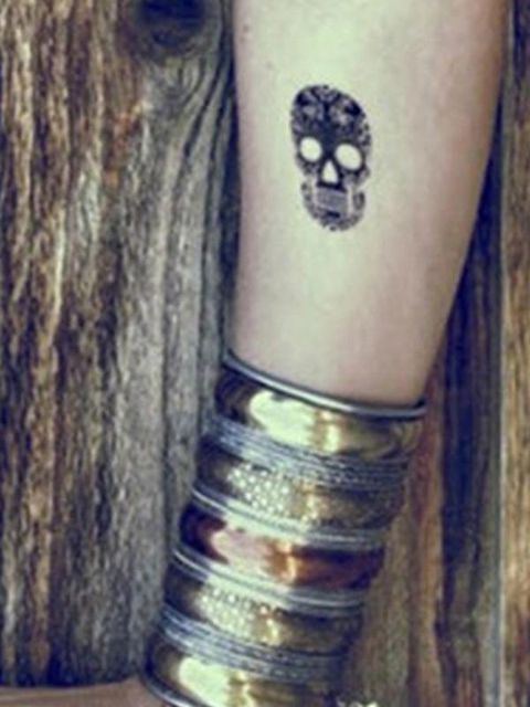 Homens E Mulheres À Prova D &#39;Água Tatuagem Falsa Adesivos Pequeno Padrão Pequeno Dedo Fresco Falso Tatuagem Temporária Adesivos