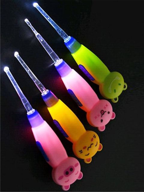 Cartoon Removable Clean Light Curette  Ear Cleaning Tool