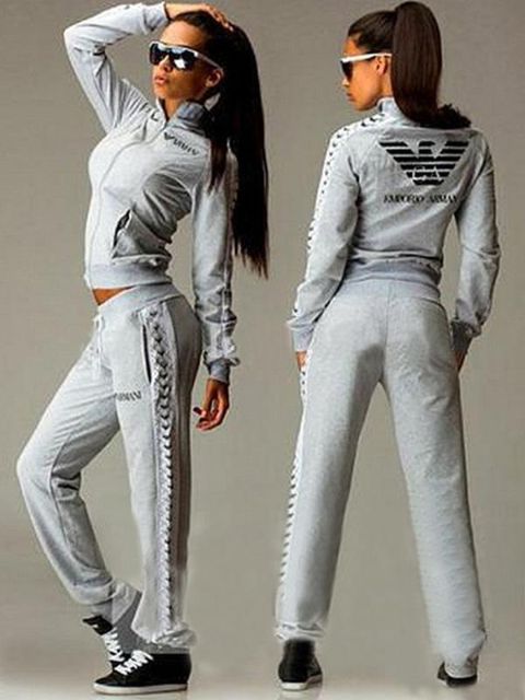 Frauen Herbst Winter Sweatshirt und Sweatpants Anzug Sets Sportbekleidung