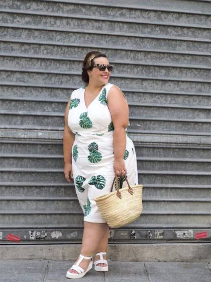 Vestido sin mangas del tamaño extra grande del vestido sin mangas de la impresión del V-cuello de la moda de la moda de las mujeres