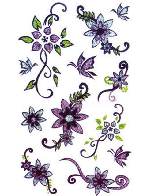 Pegatinas de tatuajes a prueba de agua Tatuajes de hermosas calcomanías Tatuaje temporal