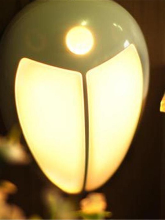 Moda creativa activado por voz luces LED luz de la noche