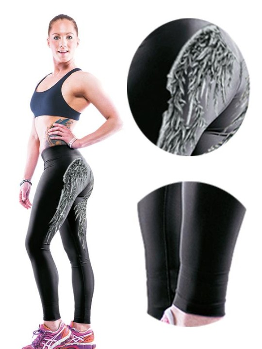 2015 Kvinnamode Digital 3D-tryckt Slim Leggings Byxor Stretchy Tight Pants Yoga Pants Sports Pants
