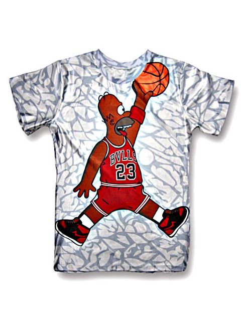 Mode Hot 3D Print Simpson&#39;s Casual bomuld korte ærmer T-shirt Toppe T-shirts