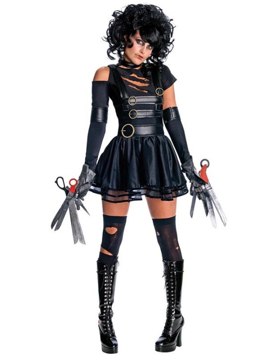 Womens Edward Scissorhands Kostüm Sexy Scissor Hände Kostüm Scissors Claws