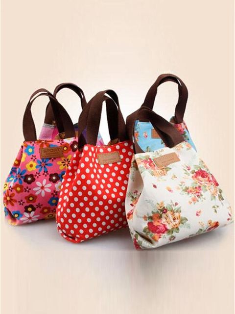 Fashion Handbags Weaving Cloth Cosmetic Bag Canvas Bags