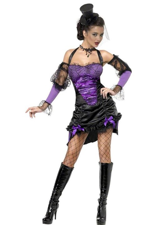 Senast ankomna Vampyr Cosplay-kostym Sexig Halloween Disfraces Underkläder Spets Kvinnor Klänning Hot Selling Tiered Dress