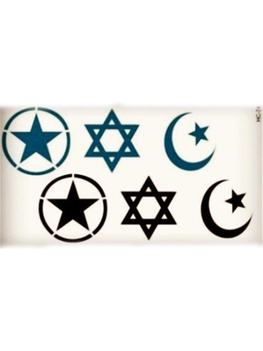 Hombres y mujeres a prueba de agua tatuaje falso pegatinas pequeño patrón Poco dedo fresco falso tatuaje temporal pegatinas