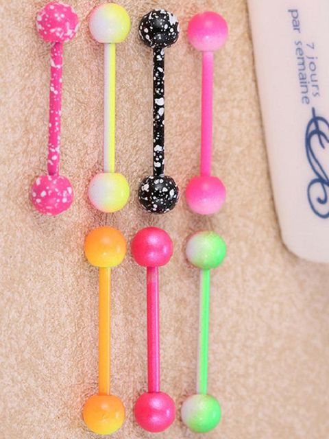 Anillo de lengua de hebilla de ombligo de acrílico de moda al por mayor caliente