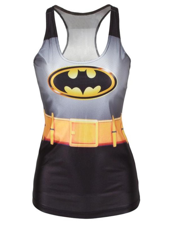 Kvinnamode Digital Print Clubwear Crop Vest Girls T-shirt Top