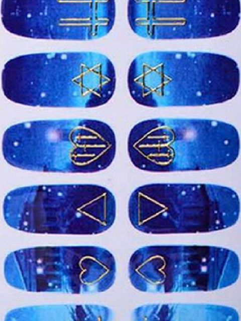3D Galaxy Geometry Nail Decals Stickers Accessories Nail Polish Stickers Manicure
