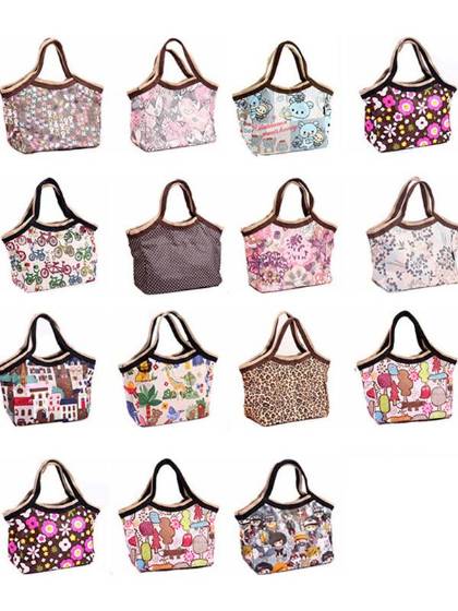 Neue heiße Blumendruck-Verfassungs-kosmetischer Beutel-beiläufige Tasche