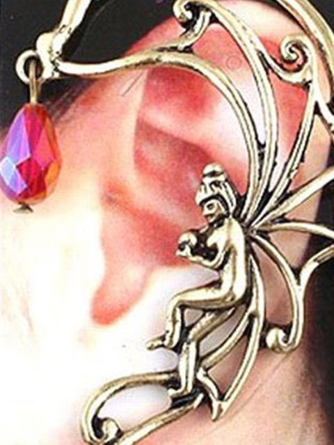 Naisten muoti Uusi persoonallisuus punk -tyylinen enkeli tekojalokivi korvakorut korvakorut korvakorut