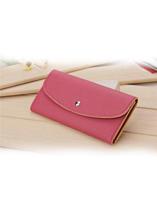 Women Fashion Sweet Candy Color Flap Wallet Purse Clutch in 8 Color