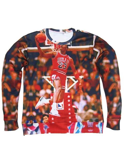 Women's Fall Fashion 3D Number 23 Jordan Print Warm Outwear Sweatshirt Pullovers Hoodies