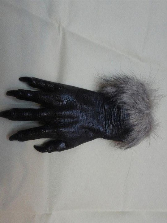 Halloween skräck varulv handskar Cosplay varulv för kvinnor och män Holiday Party rekvisita handskar