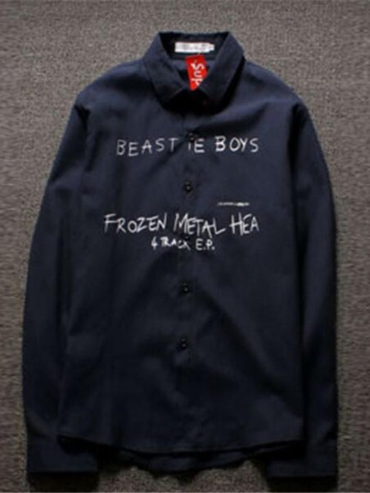 Casais unissex amantes moda solto magro camisa sólida turn down neck camisas de manga longa