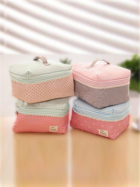 Korea Cute Little Cosmetic Bag Large Capacity Canvas Essential Student Travel Portable Storage Bag