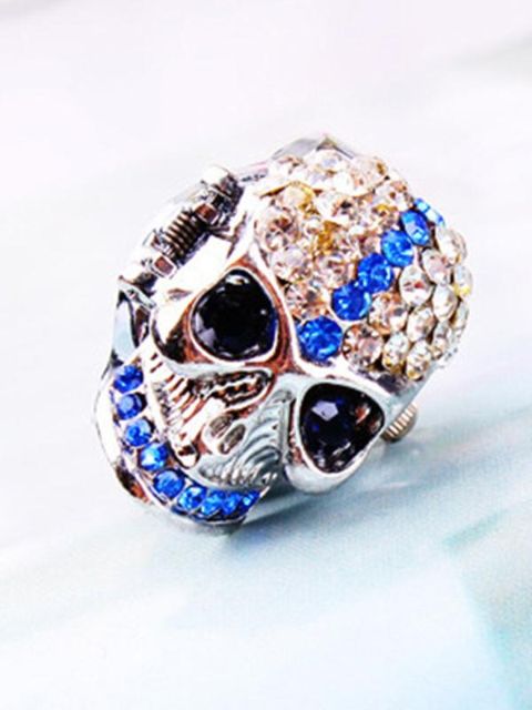 Kvinders damemode Diamond Clamshell Skull Steel Waist Ure