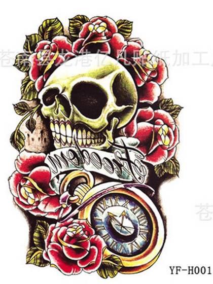 Grands tatouages temporaires pour homme femmes bras épaule jambes autocollant de tatouages imperméables