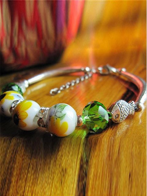 Womens Precious Jewelry Round Ethnic Handmade Bracelet Jewelry Accessories