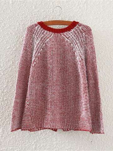 Neue Frauen O-Ansatz weiche beiläufige warme Verdickung lange Strickjacke Strickjacke Jacke