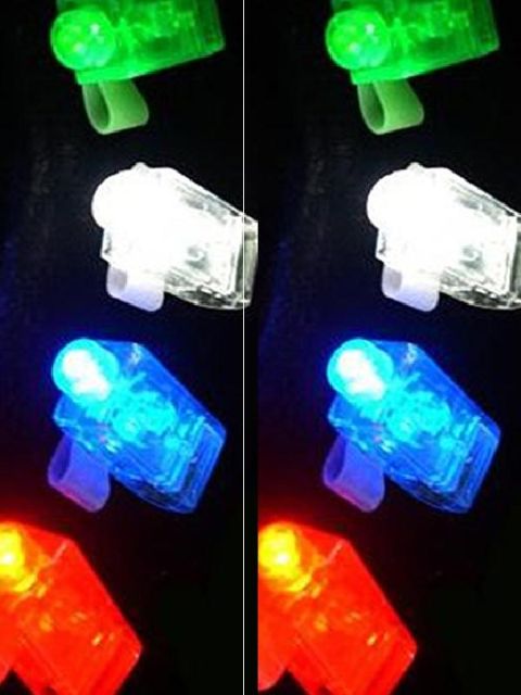 Multi-color Bright Led Laser Finger Ring Light Lamp Beams Torch for Ktv Bar Gift