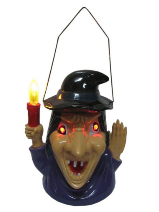 Halloween Haunted House Bar KTV Dekorativa rekvisita Ljudleksaker Skräck Ghost Pumpkin Portable Lights