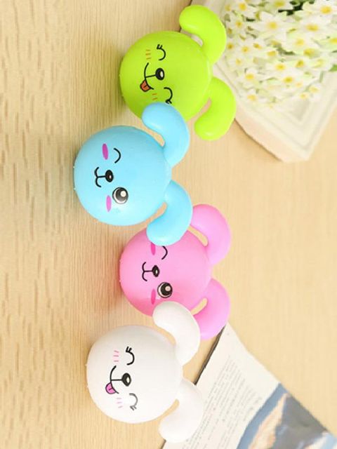 Criativo dos desenhos animados Night Light Bend Orelha Lâmpada de Coelho LEVOU Lâmpada de Parede Lâmpadas de Economia de Energia Criativa