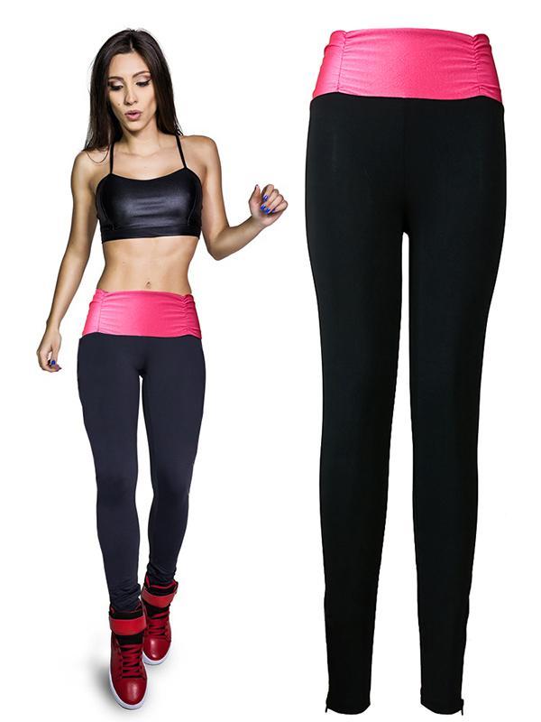 MODE FÉMININE Mode Femmes Yoga Sports Casual Spandex Coton Taille Haute Leggings De Sport