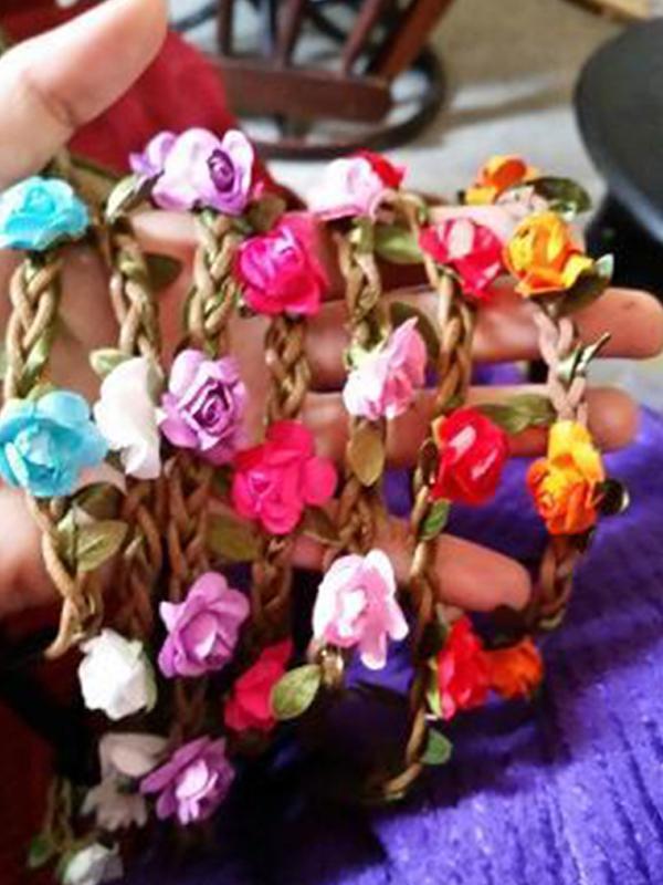 Floral Flower Women Girls Hairband Headband Festival Party Wedding Boho Style