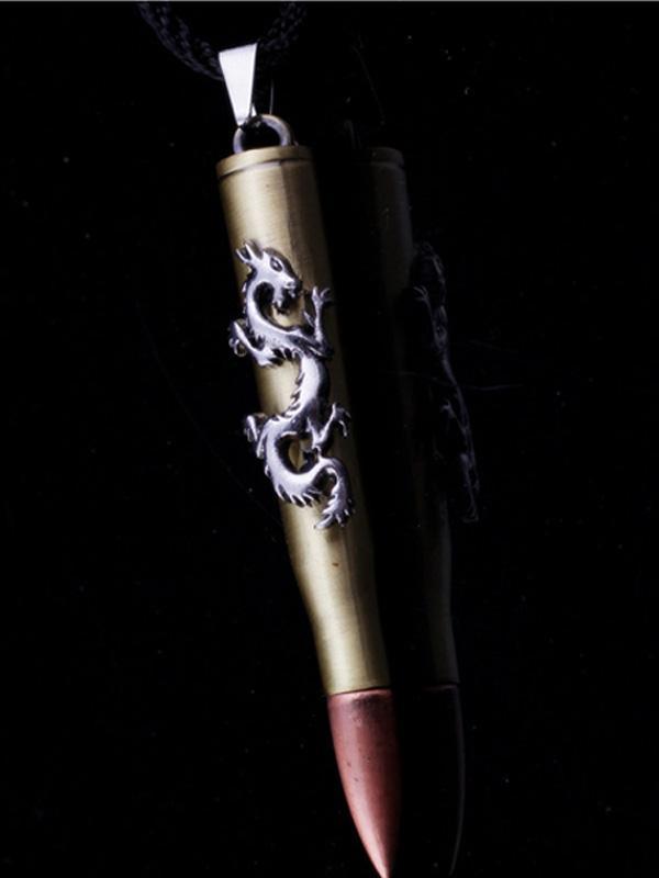 Punk gothique rue Style Dragon balle pendentif bracelet en cuir collier bijoux de mode tenue de club